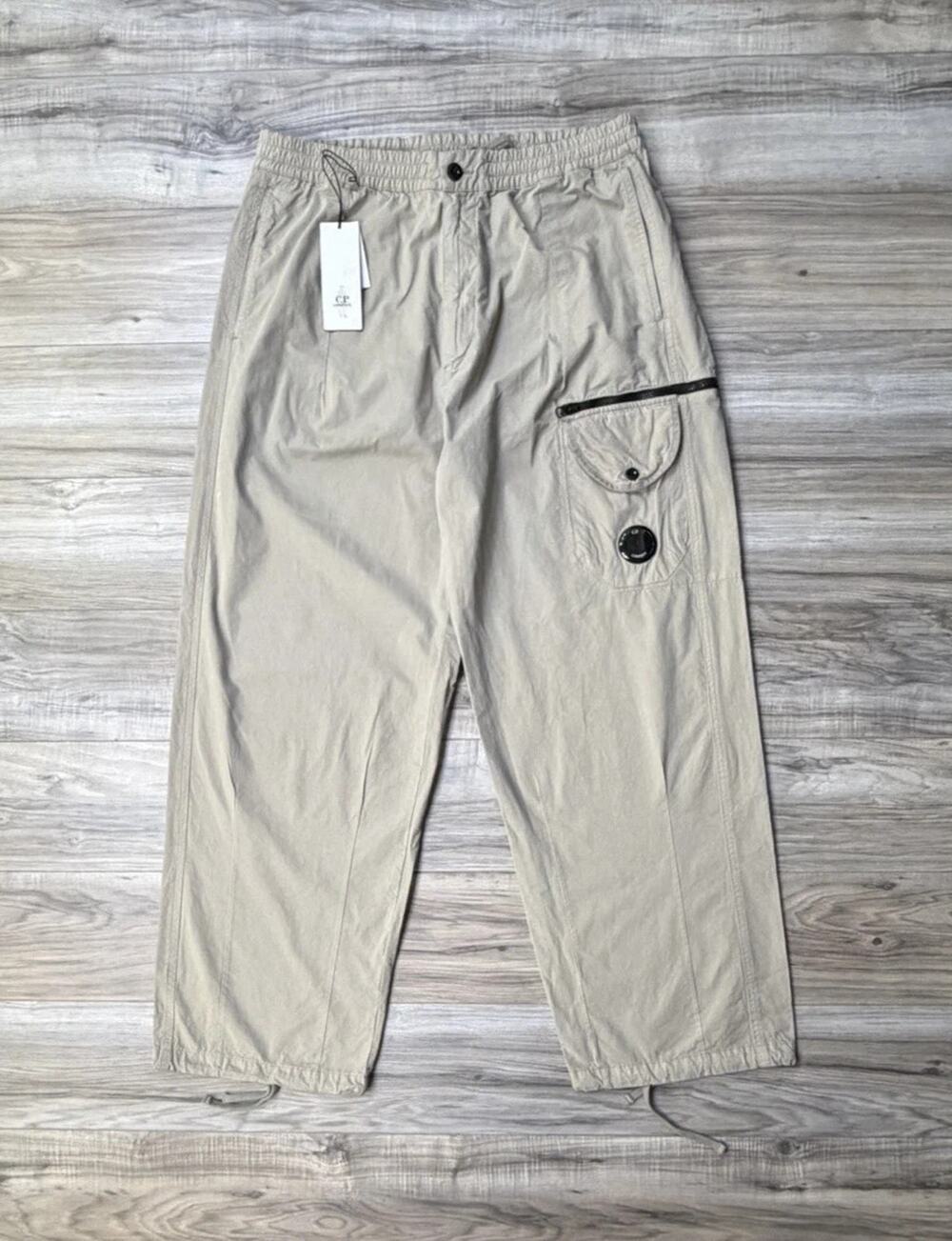 CP Company Micro Reps Lens Cargo Pants Khaki Olive Mens Size IT 52 XL Trousers